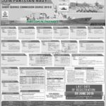 Join Pakistan Navy through Short Service Commission Course 2019-B (19+ Branches) (Register By 9th June 2019)
