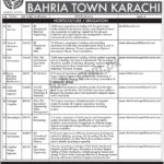 Bahria Town Jobs 2019 for Various Staff (Multiple Categories)