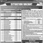 Khyber Medical University Peshawar Jobs 2019 Teaching Faculty