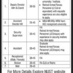 NUST University (Islamabad) Jobs 2019 for Assistant, HR, Admin, Supervisor, Office & Support Staff
