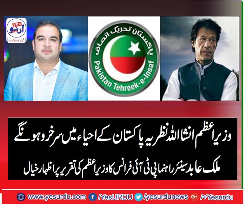 Malik Abid, SENIOR, LEADER, PTI, FRANCE