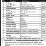 School Of Health Sciences Peshawar Jobs 2019 For Teaching & Non-Teaching Staff