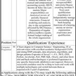Pak Navy / Naval Complex Jobs 2019 for IT / Computer Programmer and Finance Director