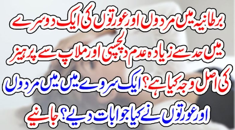 What do men and women answer in a survey? Get it