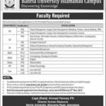 Bahria University (Islamabad) Jobs May/2019 for Teaching Faculty