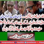 No, I will not leave .... Imran Khan put the game ...