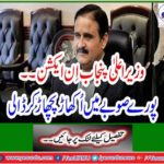 The Chief Minister Punjab Action ... In the whole province, the scorpion was scattered