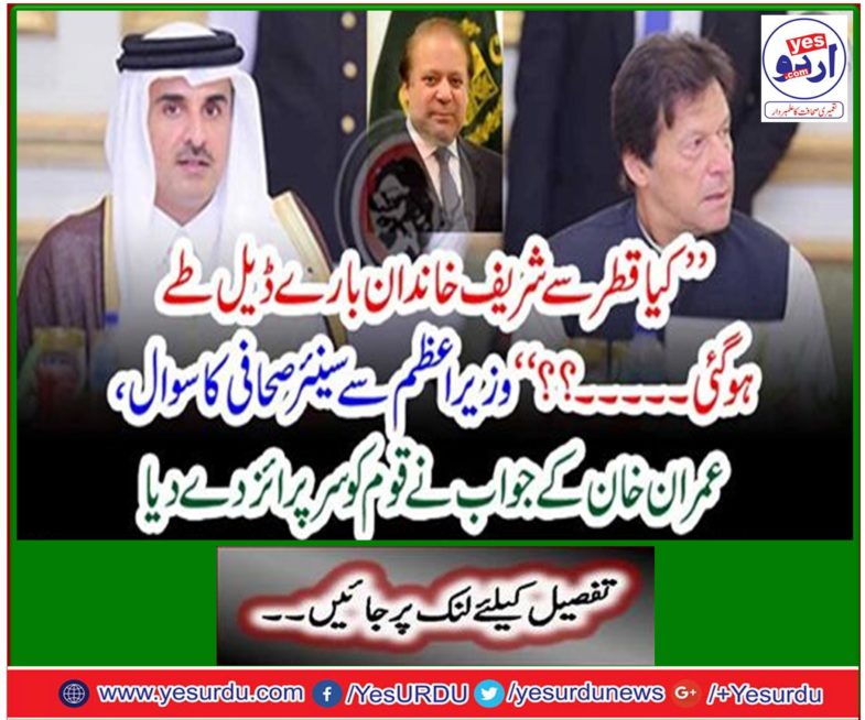 The question of senior journalist from prime minister, Imran Khan's patronage to the nation