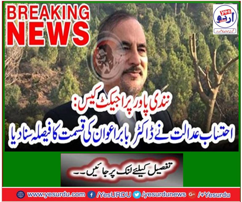 Nandy Power Project Case: Accountability Court heard the decision of Dr. Babar Awan's fate