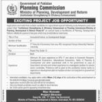 Planning Commission Pakistan Jobs 2019 for Consultant / Advisor Posts