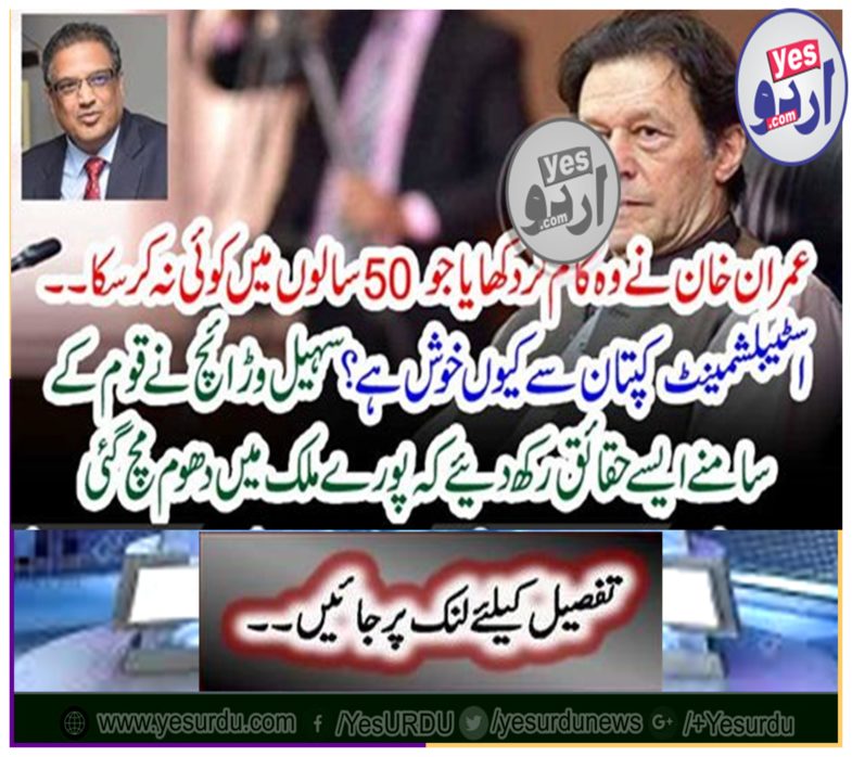 Sohail Vishich placed such facts in front of the nation that the whole country was fluttered