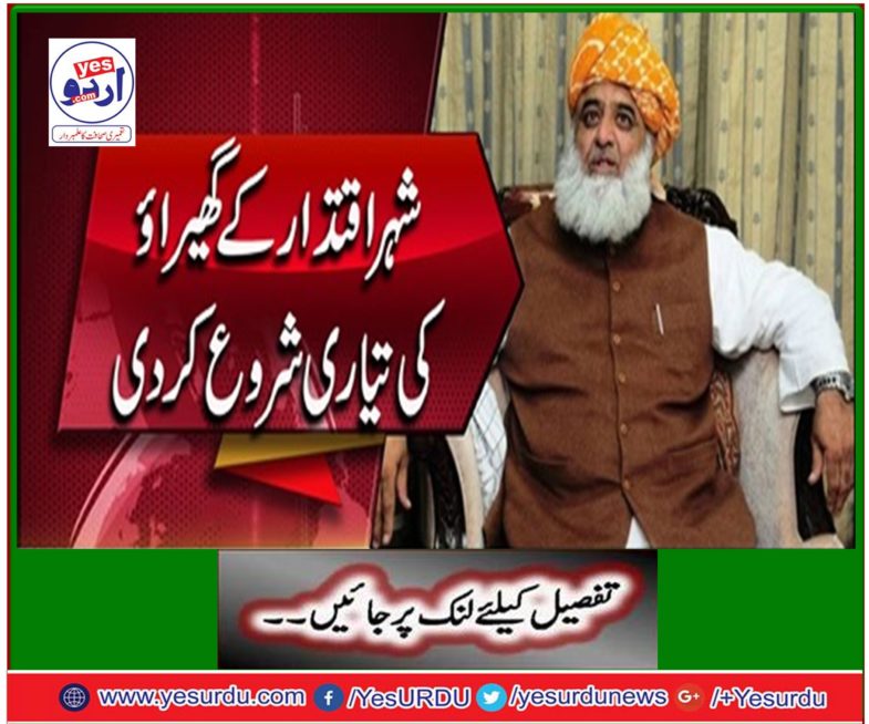 Maulana Fazlur Rahman started preparing the surroundings of power