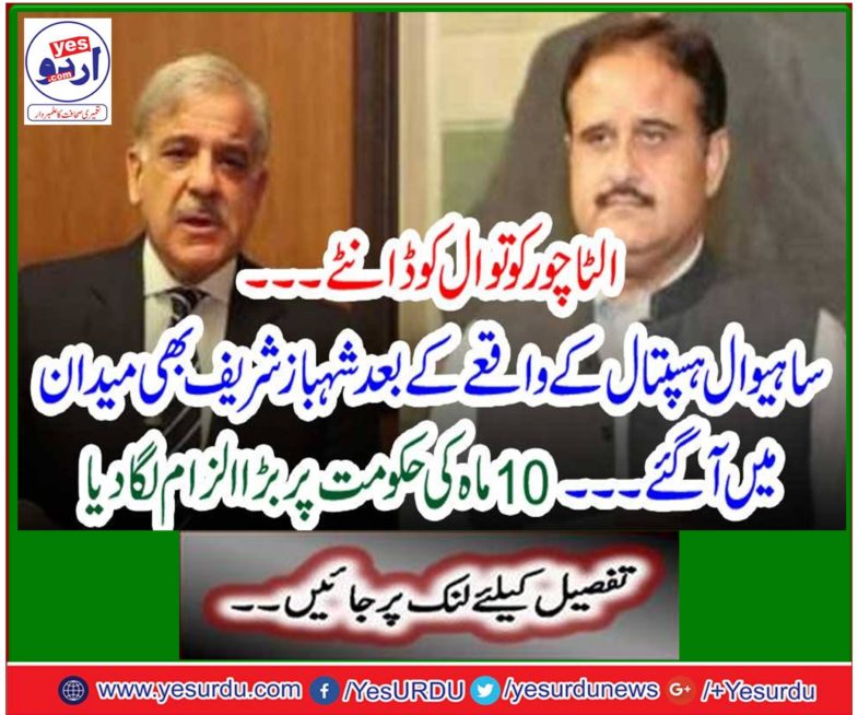 Shahbaz Sharif also came to the field