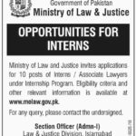 Ministry Of Law & Justice Internship Program 2019 Internship NEW