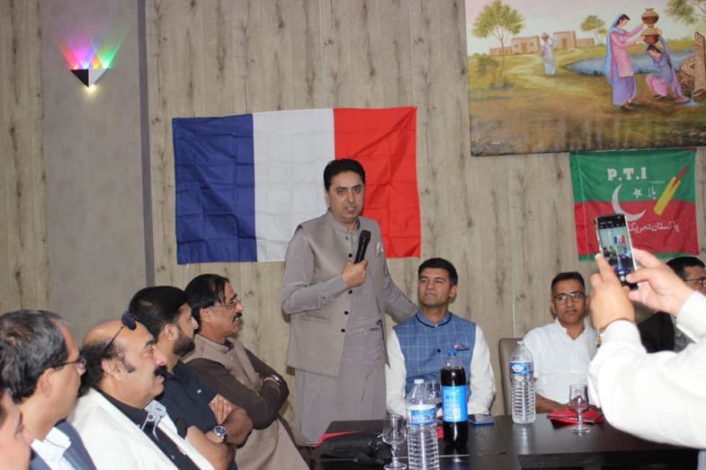 sheikh naimat ullah, arranged, a, grand, dinner, as, a, eid, party,in, favor, of, PTI, France, leaders, and, office, bearers, and, workers