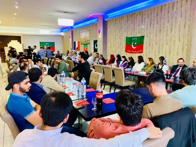 sheikh naimat ullah, arranged, a, grand, dinner, as, a, eid, party,in, favor, of, PTI, France, leaders, and, office, bearers, and, workers