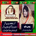 ROOHI BANO, PRESIDENT, PPP, WOMEN, WING, FRANCE