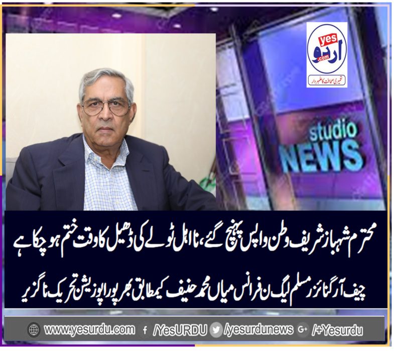 Mian Muhammad Hanif, Chief, Organizer, PMLN, France