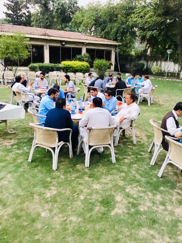 javed, butt, ex-president, pmln, France, arranged, a, Aftar Dinner, at, Rwp, Gymkhana, sahibzada Sajid urRahman, attended, as, Chief Guest