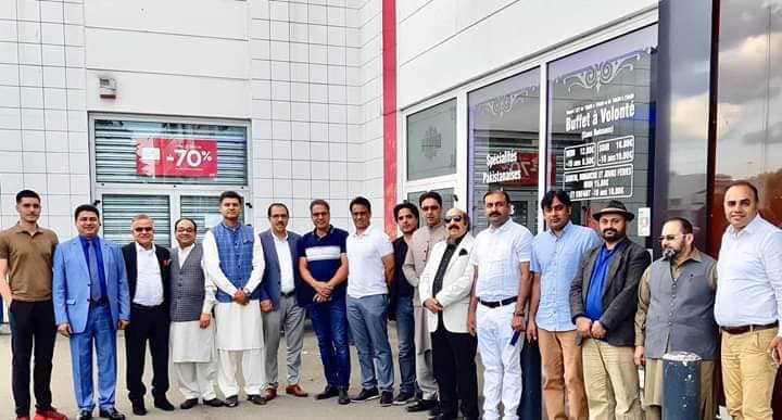 sheikh naimat ullah, arranged, a, grand, dinner, as, a, eid, party,in, favor, of, PTI, France, leaders, and, office, bearers, and, workers