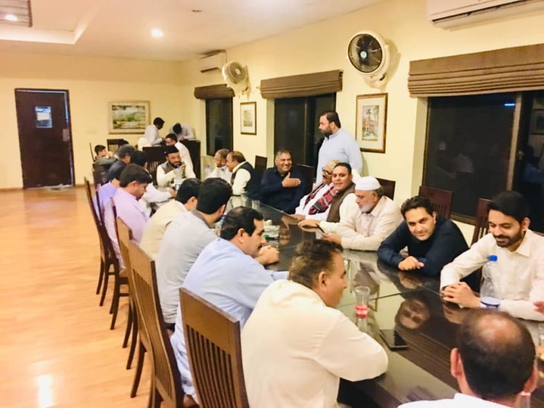 javed, butt, ex-president, pmln, France, arranged, a, Aftar Dinner, at, Rwp, Gymkhana, sahibzada Sajid urRahman, attended, as, Chief Guest