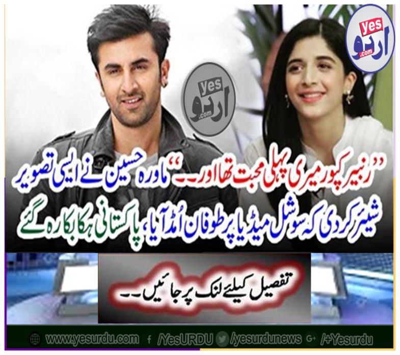 Ms. Hussain shared such a picture that the storm came to Amjad on social media, Pakistan was stuck