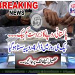 Pakistani rupees One day the dollar got cheaper than $ 4