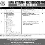 Rawal Insitute of Health Sciences (RIHS) Jobs 2019 for 17+ Teaching Faculty Posts