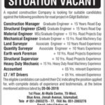 Hakas Islamabad Jobs 2019 For Accountants, Surveyors, Engineering, Foreman & Other