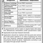 Karachi Metropolitan Corporation (KMC) Jobs 2019 for Staff Nurses, Registrars & Teaching Faculty