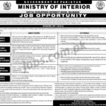 Ministry of Interior Pakistan Jobs 2019 For 5+ Posts (Members / MP-1 Scale)