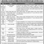 Bahria College Karsaz Jobs 2019 for Teaching Staff and Vice Principal Posts