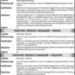 Bank of Khyber (BOK) Jobs 2019 for Product Managers and Head of IT Operations (Karachi/Peshawar)