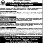 Lady Reading Hospital (LRH) Peshawar Jobs 2019 for Manager and Nursing Director