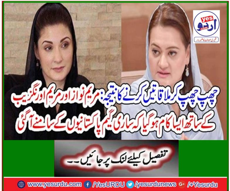 It was done with Mary Nawaz and Mary Aurangzeb that the whole game came to Pakistanis