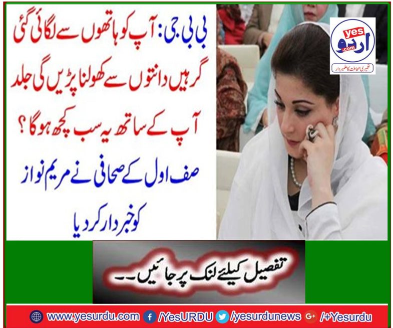 Safi's journalist warns Mary Nawaz