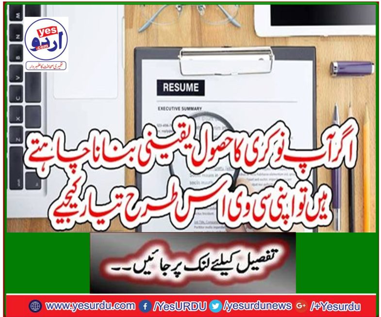 If you want to make sure you get a job, prepare your cv in this way