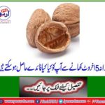What benefits do you get from 5 walnut daily?