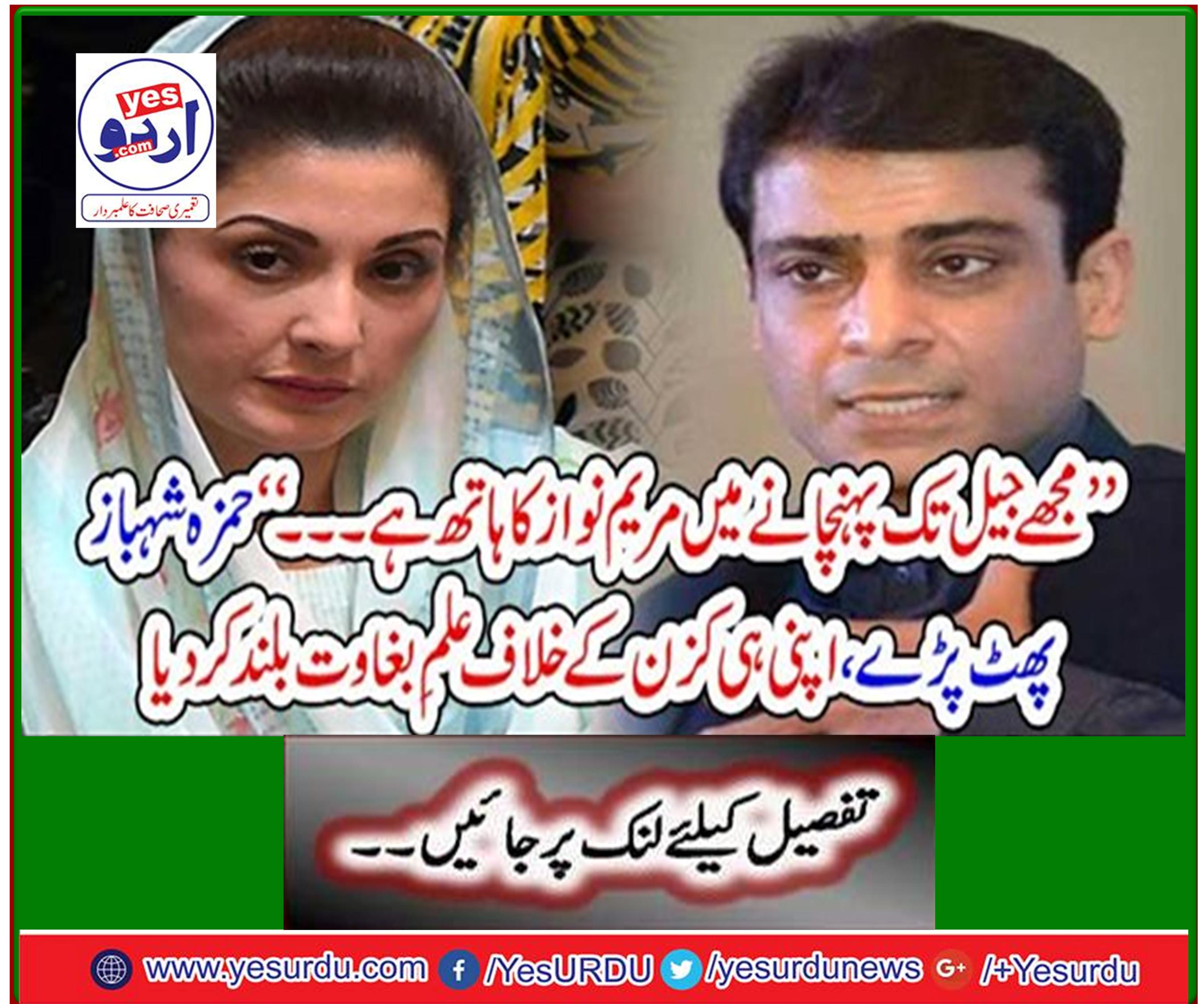 Hamza Shahbaz burst, raising a knowledge revolt against his own cousin