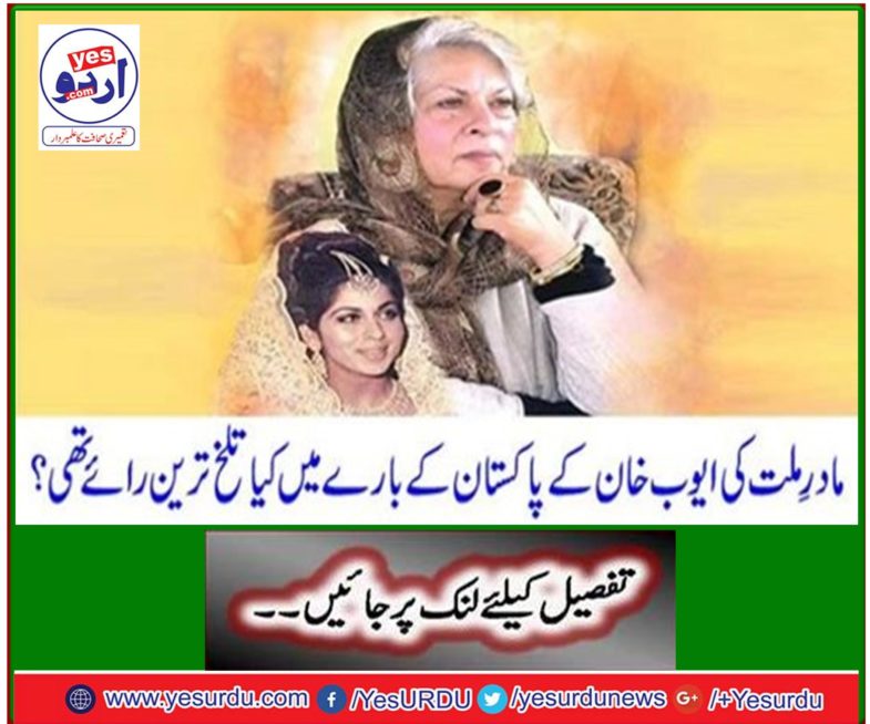 What was Ayub Khan's bitter opinion about Pakistan in the mother country?