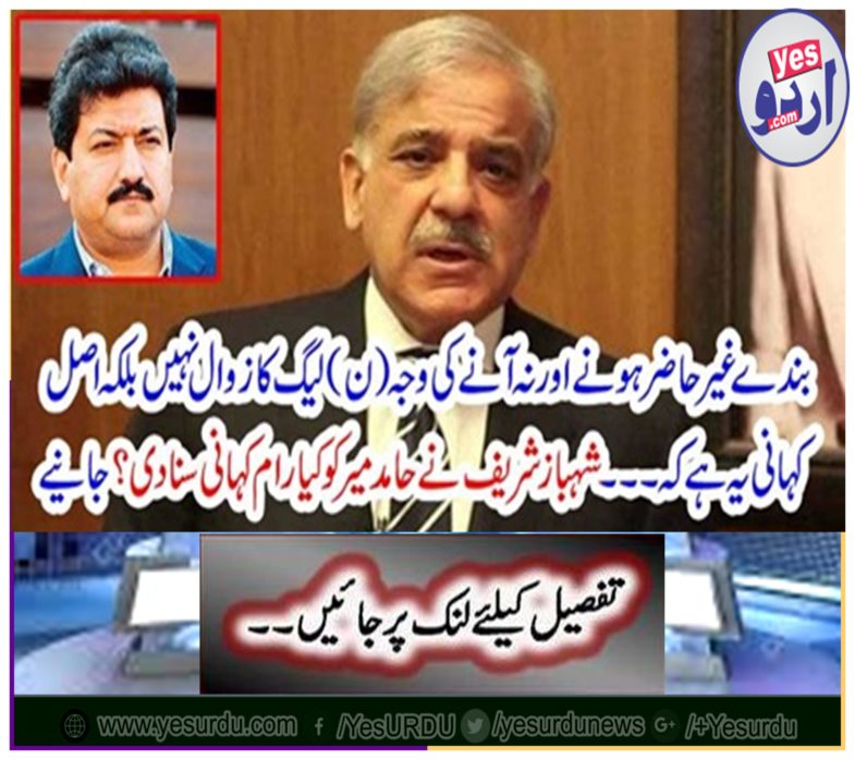 What did Shahbaz Sharif hear from Hamid Mir? Get it