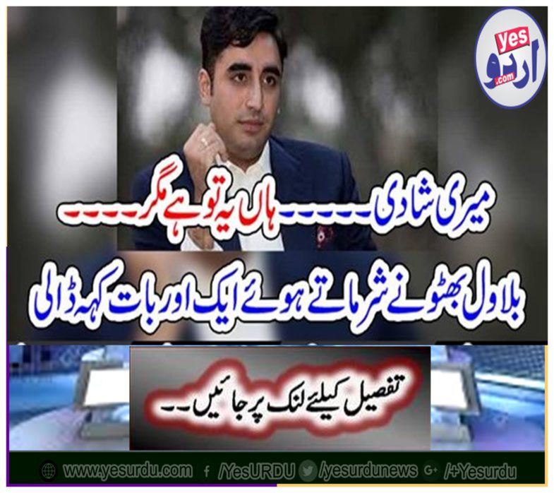 Bilawal Bhutto said another thing while shouting