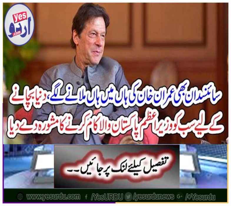 Scientists too, yes Imran Khan yes yes