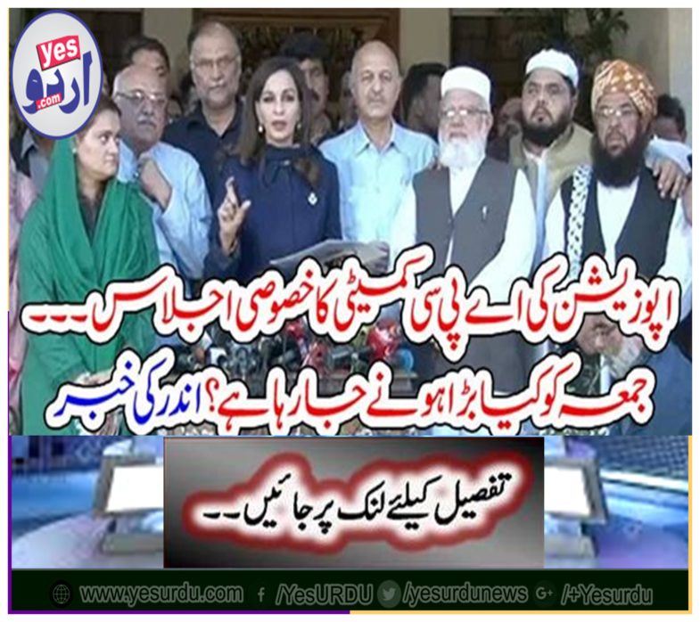 Special meeting of APC Committee of opposition