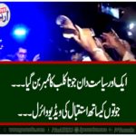 IN, SINDH, PPP, LEADER, SYED KHURSHEED SHAH, FACED, A, SHOES, THROWN, RECEPTION, BECAUSE, OF, PEOPLE, ANGER, ON, THEIR, PROBLEMS