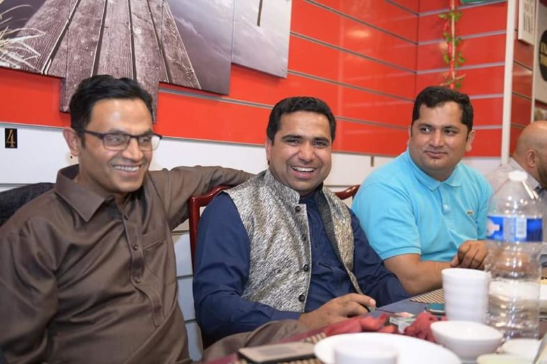 MIRZA SAJID JARRAL, OF, PARIS, RENOWN, BUSINESSMAN, ARRANGED, A , DINNER, IN, FAVOR, OF, HIS, FRIEND, PRESIDENT, OVERSEAS, UNITY, FRANCE, CH. ASHFAQ JUTT 