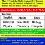 Qurtuba Schools Islamabad/Rwp Jobs 2019 for Teaching Staff