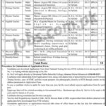Divisional Public School & College Khanewal Jobs 2019 for Teachers, PTI & Security Guards (Download NTS Form)