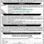 SUPARCO Pakistan Apprenticeship Scheme 2019/20 – Application Form