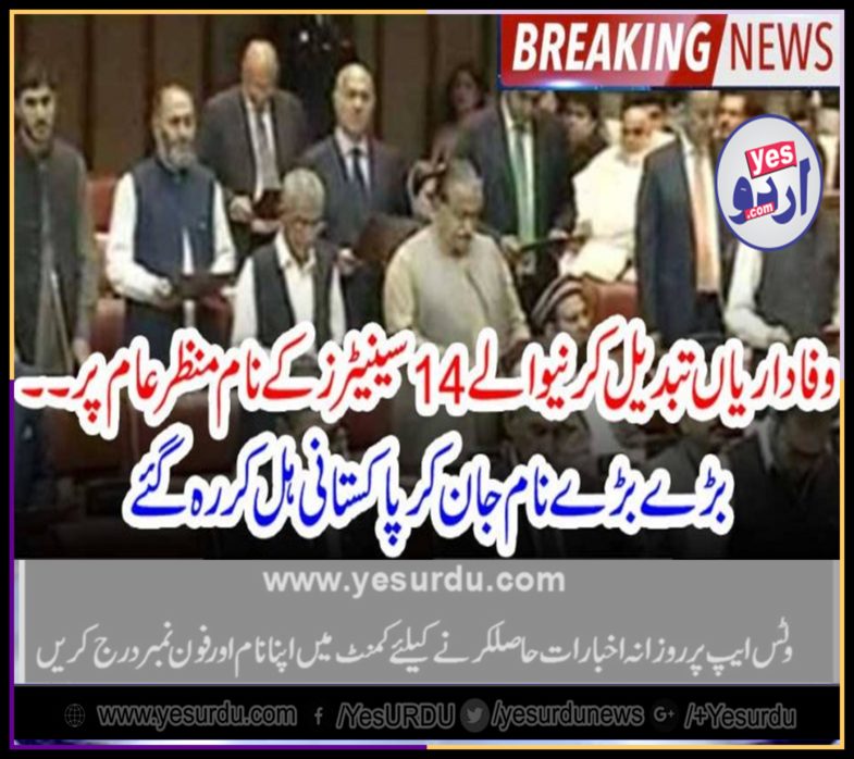 14, senators, who, misled, their, parent, parties, are, soon, announced, their, names